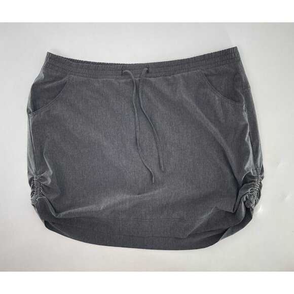 LEE ACTIVE PERFORMANCE Plus‎ Size Gray Skort Skirt Stretch 4 Pockets Size 16M - Picture 1 of 8